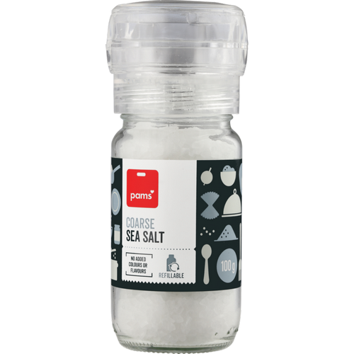 Pams Grinder Coarse Sea Salt 100g