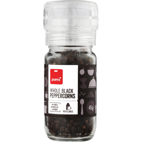 Pams Black Peppercorn Grinder