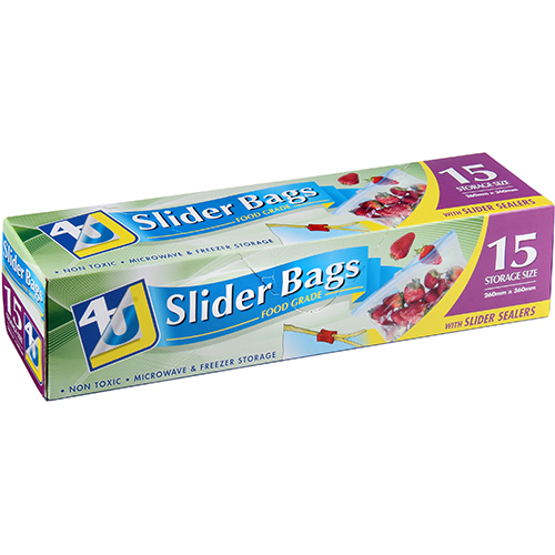 4u Slider Bag Storge Size 260x360mm 15s
