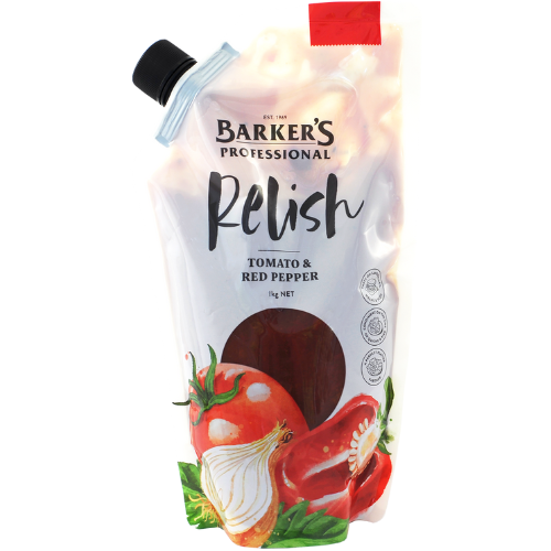 Barkers Relish Tomato And Red Pepper 1kg