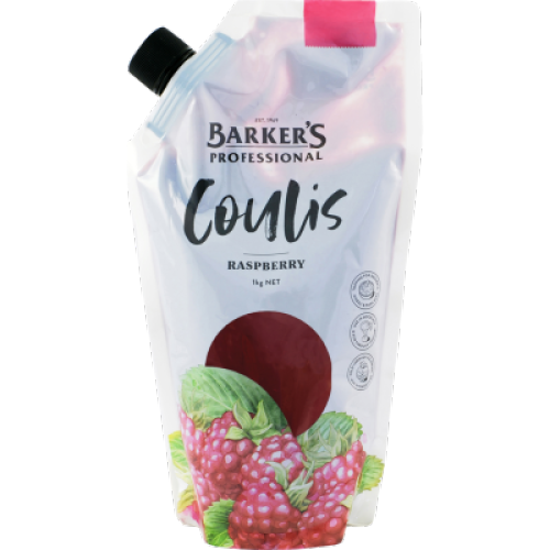 Barkers Coulis Raspberry 1kg