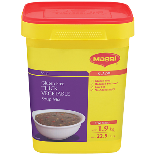 Maggi Soup Mix Thick Vegetable Gf 1.9kg