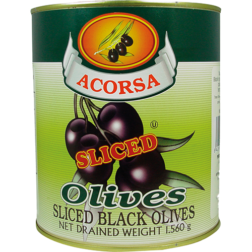 Acorsa Olives Black Sliced 3kg