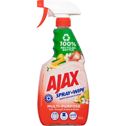 Ajax Spray N Wipe Appl/Citrus Trig 500ml