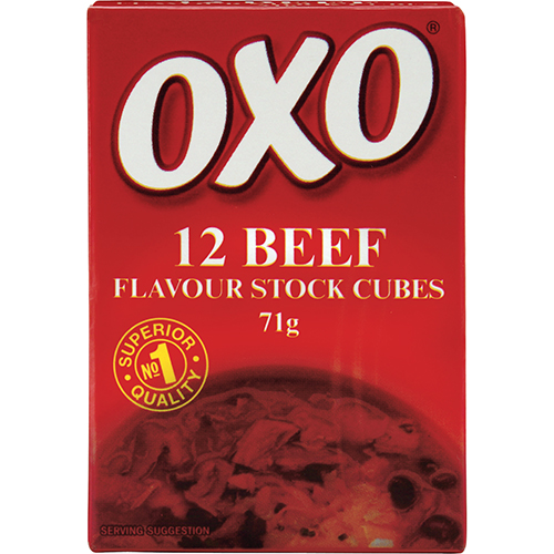 Oxo Stock Cubes Beef 71g