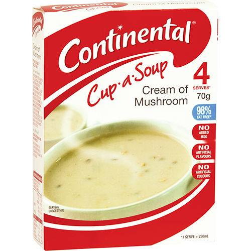 Continental Cas Cream Mushroom 4s