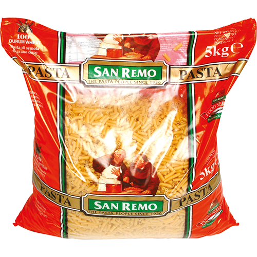 San Remo Pasta Macaroni Straight #38 5kg