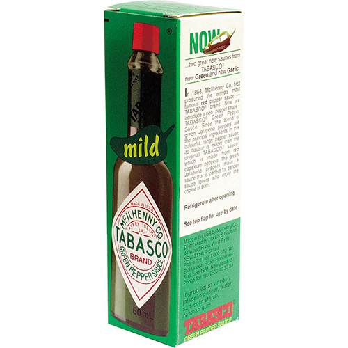 Mcilhenny Tabasco Sauce Green 60ml