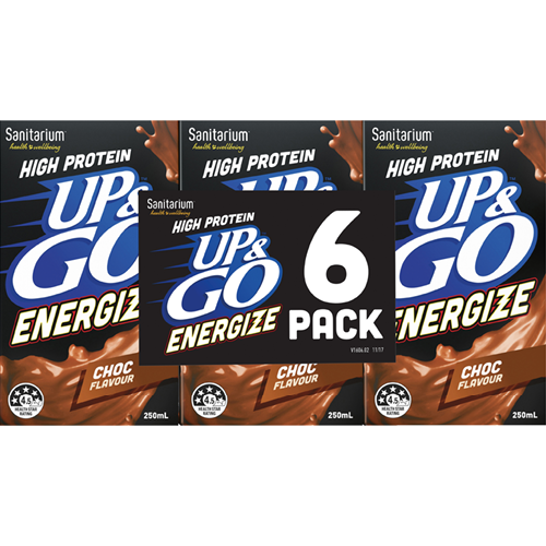 Sanitarium Up/Go Protein Choc Hit 6pk