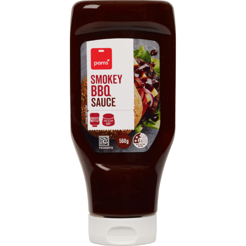 Pams Sauce Smokey Bbq 560g