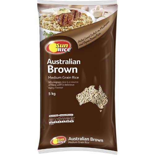 Sunrice Med Grain Brown 5kg