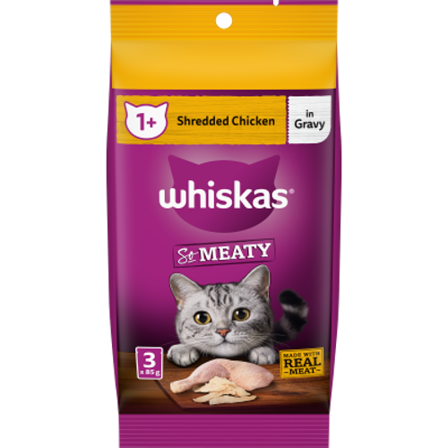 Whiskas Oh So Shredded Chicken 3pk