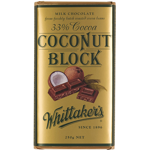 Whittakers Block Coconut 250g