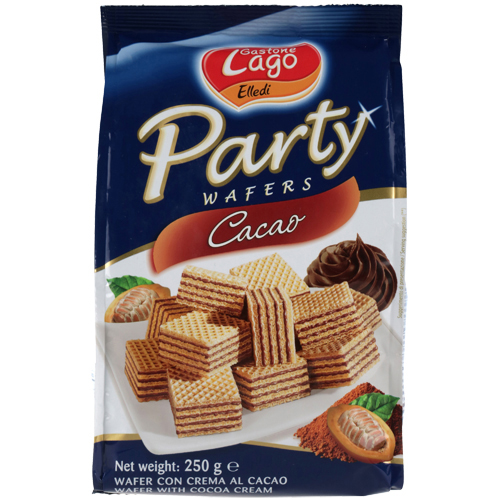 Lago Party Wafers Cocoa 250g