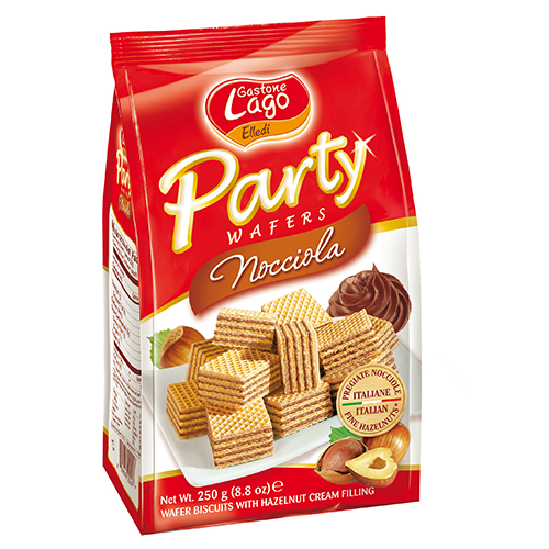 Lago Party Wafers Hazelnut 250g