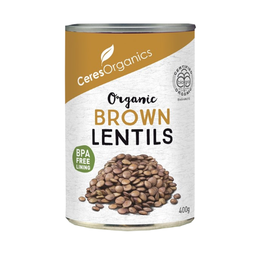 Ceres Org Lentils Brwn 400g