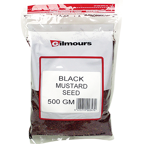Gilmours Mustard Seeds Black 500g