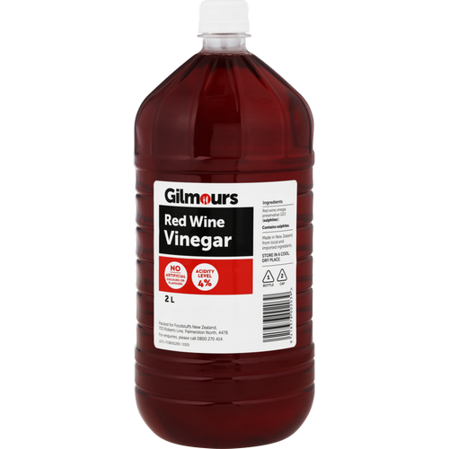 Gilmours Vinegar Wine Red 2l