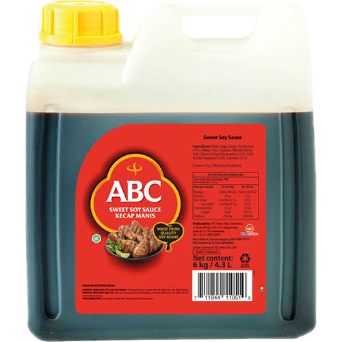 Abc Sauce Kecap Manis Sweet Soy 6kg