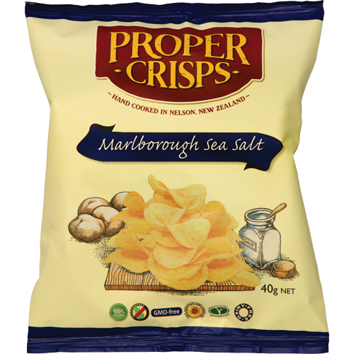 Proper Crisps Marlborough Sea Salt 37g