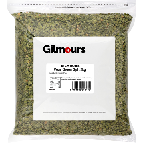 Gilmours Peas Green Split 3kg