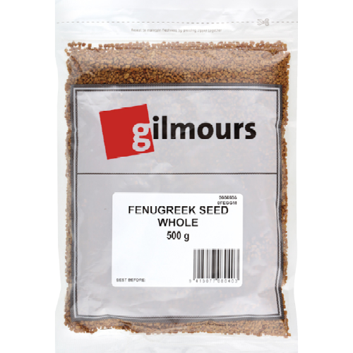Gilmours Fenugreek Whole Seeds 500g