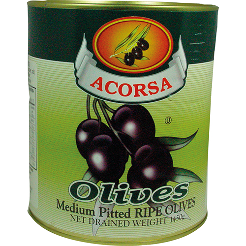 Acorsa Olives Black Pitted 3kgea