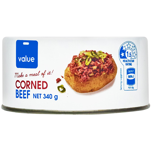 Value Corned Beef 340g