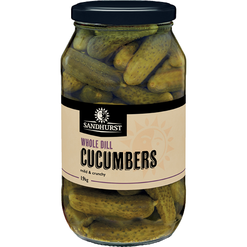 Sandhurst Gherkins Whole Dill 1.9kg