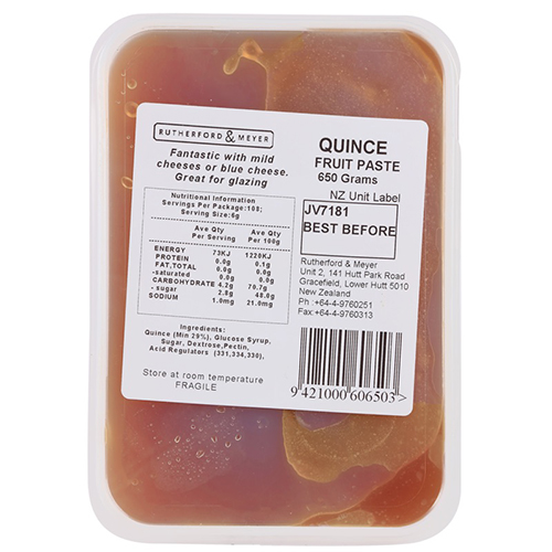 R/Meyer Fruit Paste Quince 650g