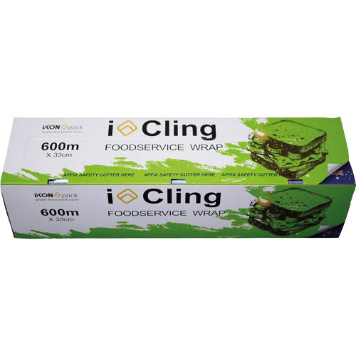 Ikon Cling Wrap Disp 33cmx600m