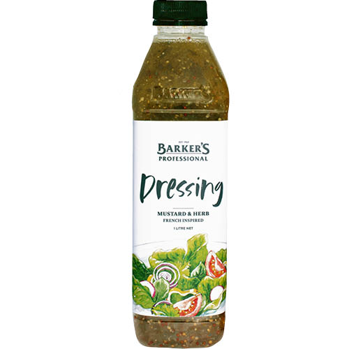 Barkers Mustard Herb Dressing 1l