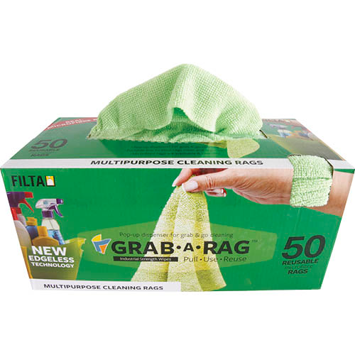 Filta Microfibre Cloth Box Green 50pk