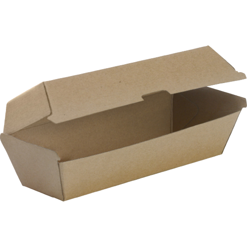 Biopak Hot Dog Box 209x70x76mm 50pk