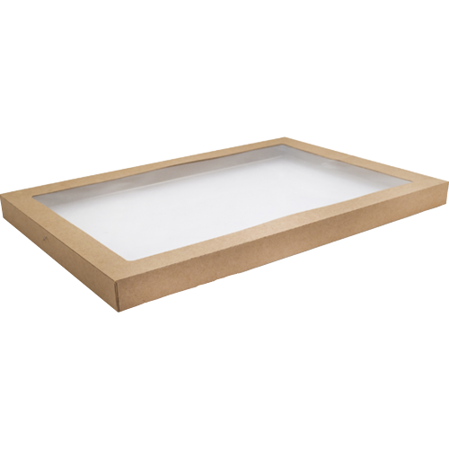Hutamaki Kraft Catering Box Lid X Lrg 10pk