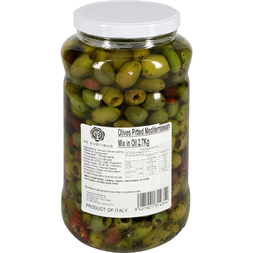 De Gustibus Olives Pitted Medi Mix 2.7kg