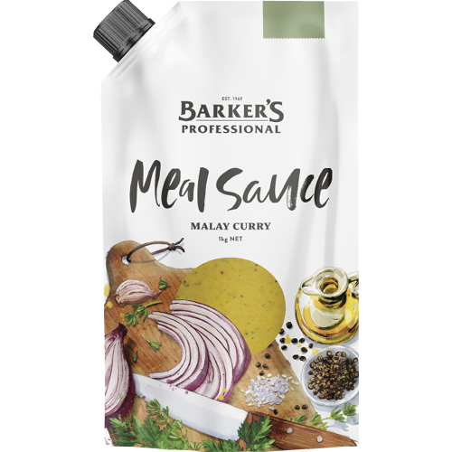Barkers Pro Meal Sauce Malay Curry 1kg