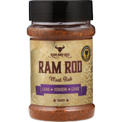 Rum And Que Bbq Rub Ram Rod 200g