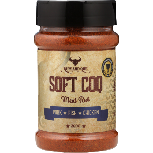 Rum And Que Bbq Rub Soft Coq 200g
