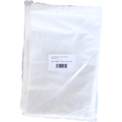 Tc Packaging Clear Rub Bags H/Duty 50pk
