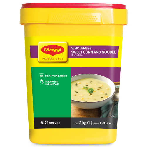 Maggi Soup Wholenss Swt Corn+Noodle 2kg