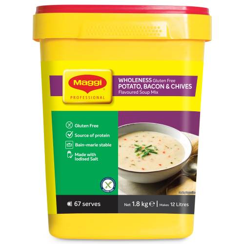 Maggi Soup Wholeness Pot Bacon Chv 1.8kg