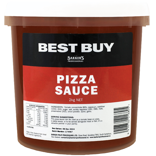 Barkers Prof Best Buy Sce Pizza 2kg
