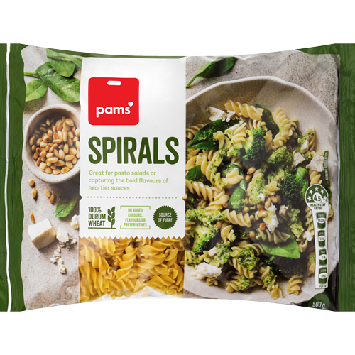Pams Pasta Spirals 500g