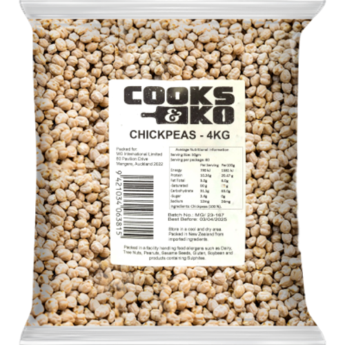 Cooks And Ko Chickpea Premium 4kg