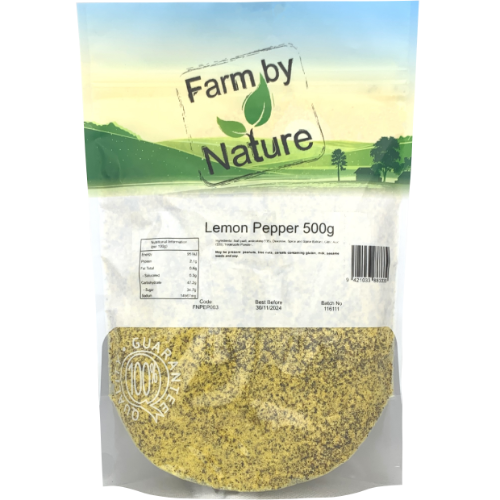 Farm By Nature Lemon Pepper 500g