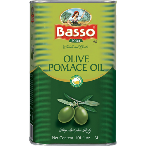 Basso Olive Oil Pomace 3l Tin