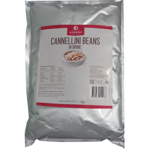 Sandhurst Cannellini Beans In Brine 3kg