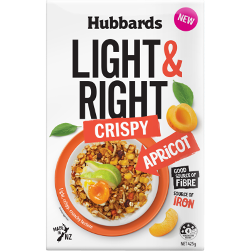 Hubbards Light And Right Apricot 425g