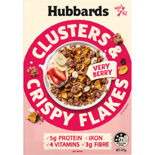 Hubbards Cluster Flakes Berry 475g